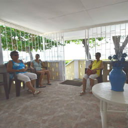 Beach Vacation Rental porch area