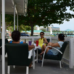 Large Balcony of Barbados Beach Cottage