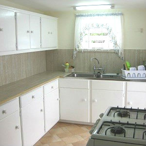 Kitchen in our Beach Accommodation